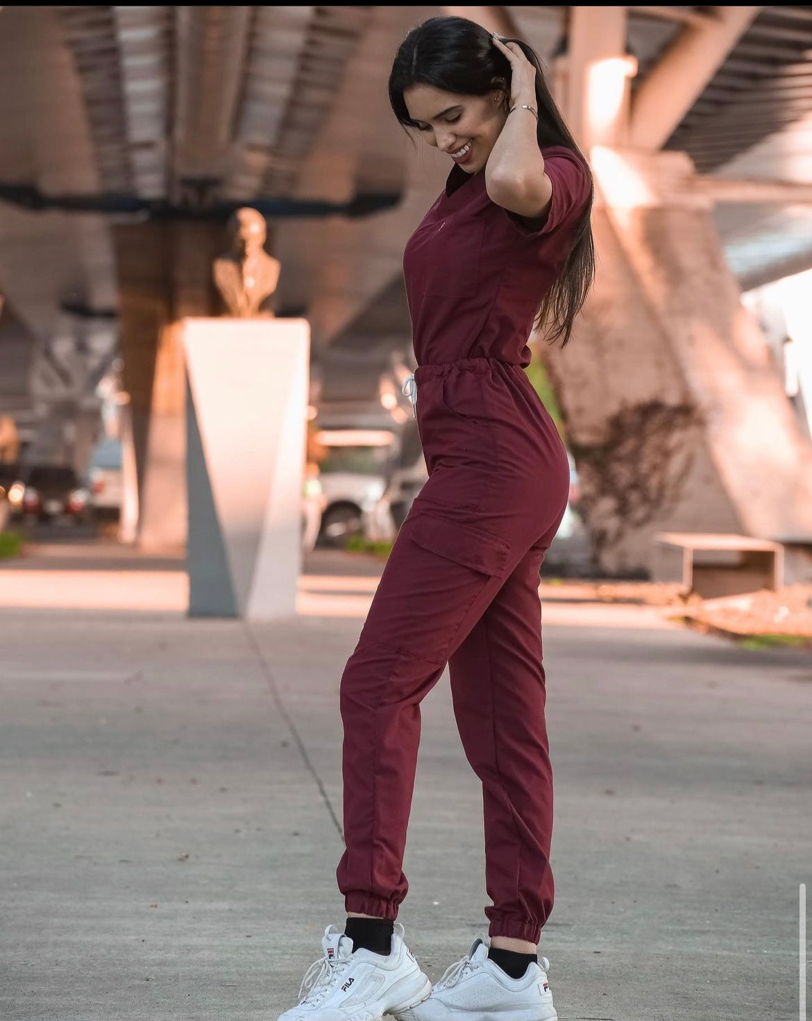 Cargo Tela Tergal Stretch Mujer