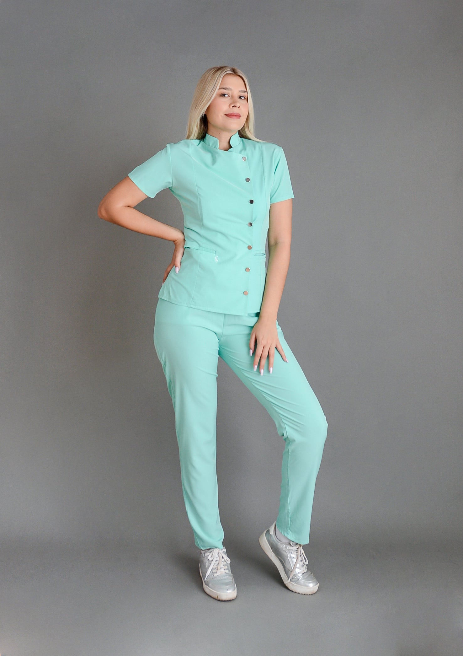 Lorena Tela Antifluido Stretch Mujer